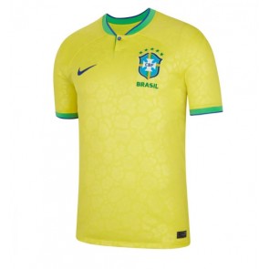 Brasilien Hjemmebanetrøje VM 2022 Kort ærmer